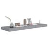 VidaXL Étagères murales flottantes 4 pcs Gris 80x23,5x3,8 cm MDF