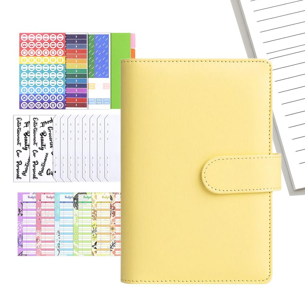 Monthly Budget Planner PU Leather 2026 Weekly Daily Journal 2026 Budget Planner Savings Book For Cash Financial Saving Bill