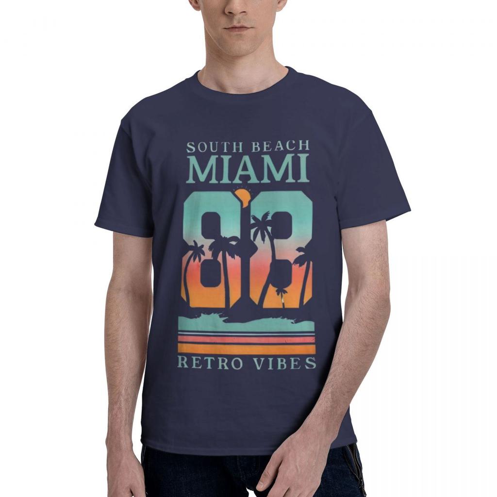 South Beach Miami 100 Cotton Casual Breathable Confortable Men Top New In Tops And TShirts Mens Shirt