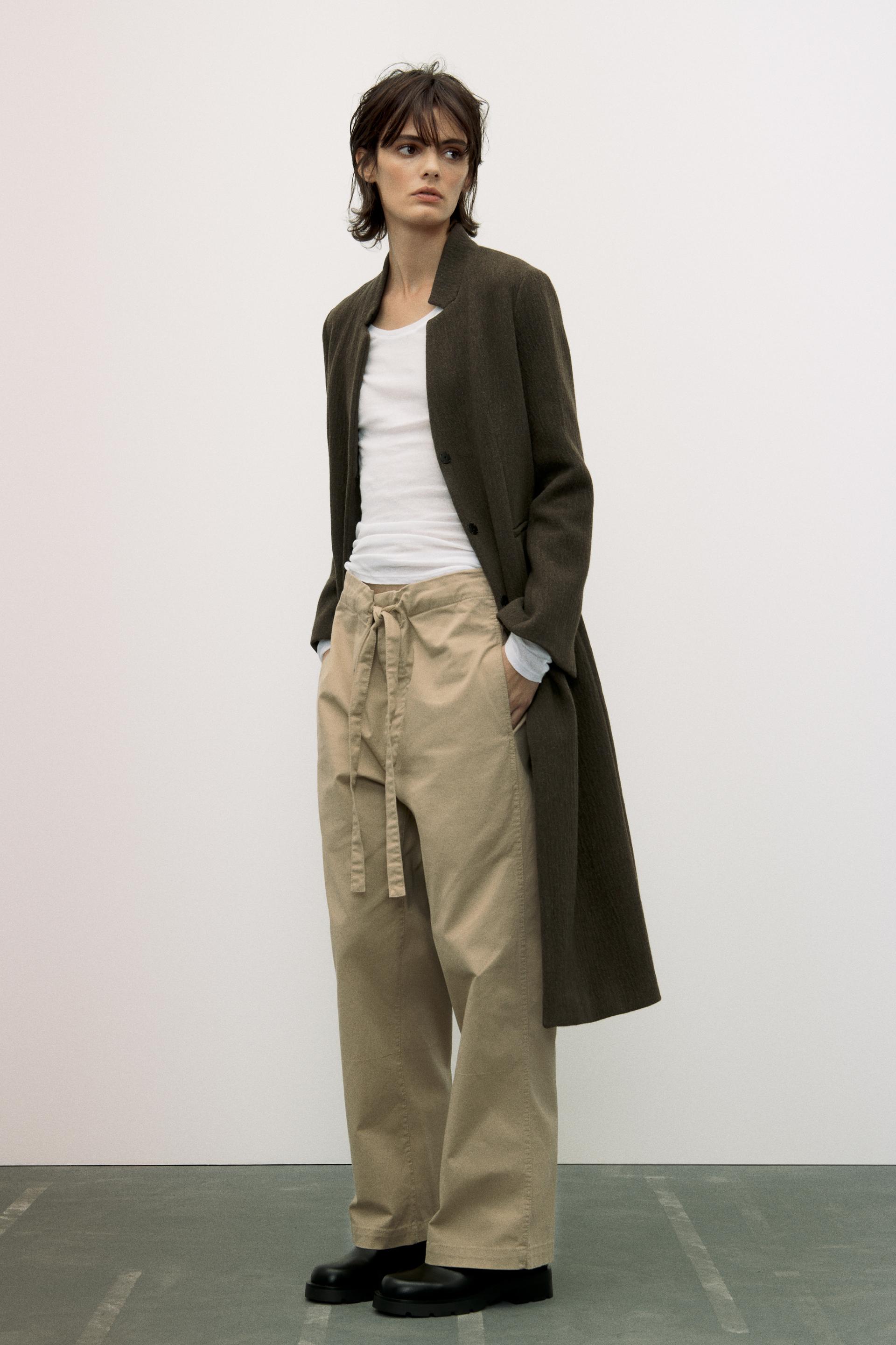 

ZW COLLECTION МИНИМАЛИСТИЧНОЕ ПАЛЬТО ИЗ ШЕРСТИ MANTECO