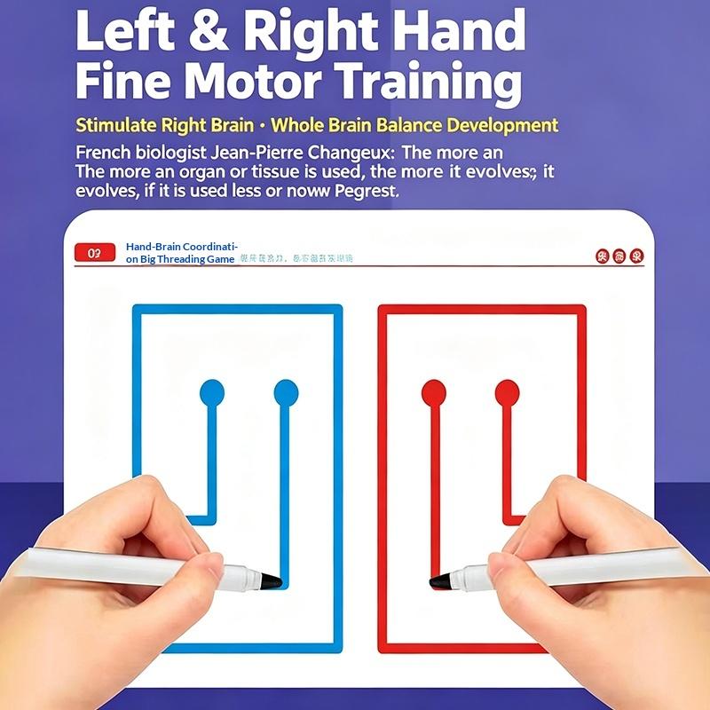 Preschool Hand Brain Coordination Action Training Tool Kids Cognitive Skill Development Game for Full Brain Balance Gift