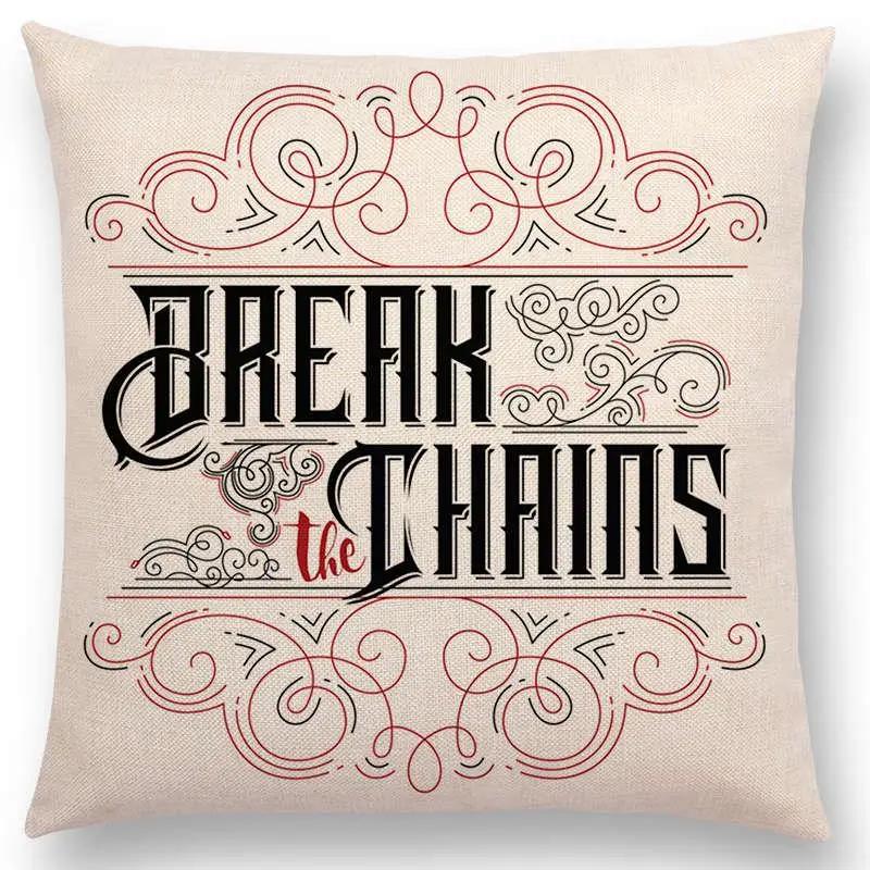 Tea Reading Books Pillow Case Home Decor Linen/cotton Cushion Cover Designer Pillow Cover for Sofa Bedroom Housse De Coussin