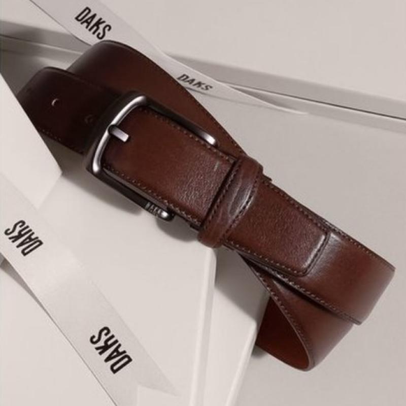Daks Brown Premium Cowhide Bizo Belt Dbbe6e060w3