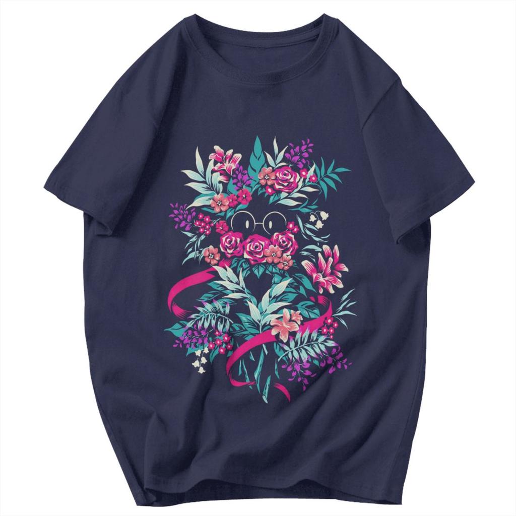 Men T Shirt Deltarune Flower Ralsei Gifts Y2K Graphic Short Sleeve Unisex Clothing T Shirts