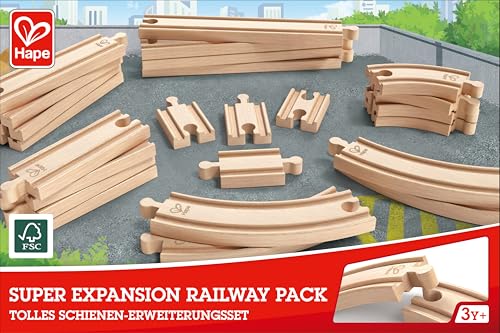 Hape Expansion Rail Set E3707 (Ages 3 and up)