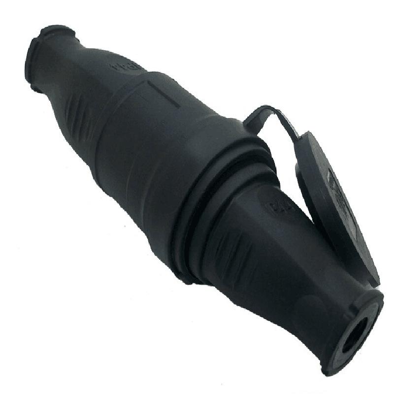 High-Power Waterproof 16A European Outdoor Plug Socket