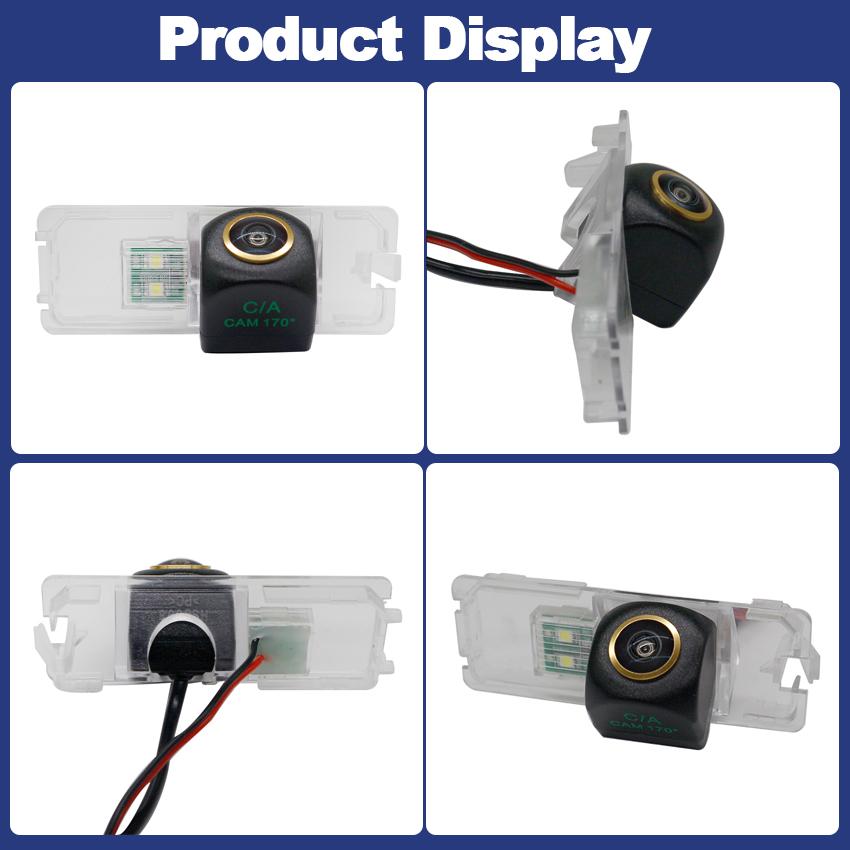 Car Rear View Camera For Volkswagen FOX HB 5Z1 5Z3 5Z4 2005~2018 CCD HD Night Vision Parking Reverse Backup Camera Golden Lens