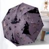 1pc Witchcraft Fantasy Automatic Open/close, All-Season Portable Folding Umbrella, Travel, Everyday, Formal Events - Compact Luxury Parasol, Outdoor A