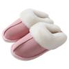 Winter Muntjac Fleece Fur Cotton Slippers Men's Indoor Thick Bottom Non-slip Warm Slippers Women