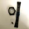 41mm Black Internal Shadow Watch Case Sapphire Glass Stainless Steel Strap Watches Accessories for NH35 NH36 4R Movement