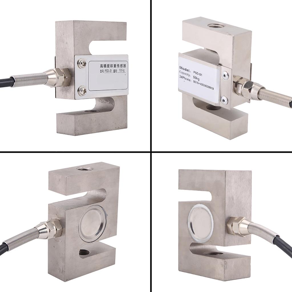 S TYPE High Precision Load Cell Scale Sensor Weighting Sensor With Cable Load Cell 100kg Load Cell Weight Cell Weighting Sensor