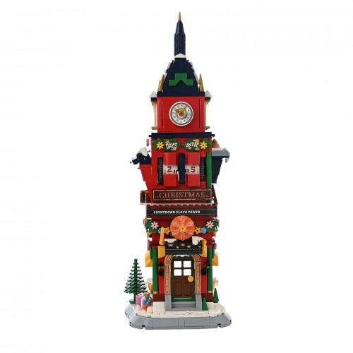 Toy Shop Christmas Clock Tower Brick Building Set Age 6+