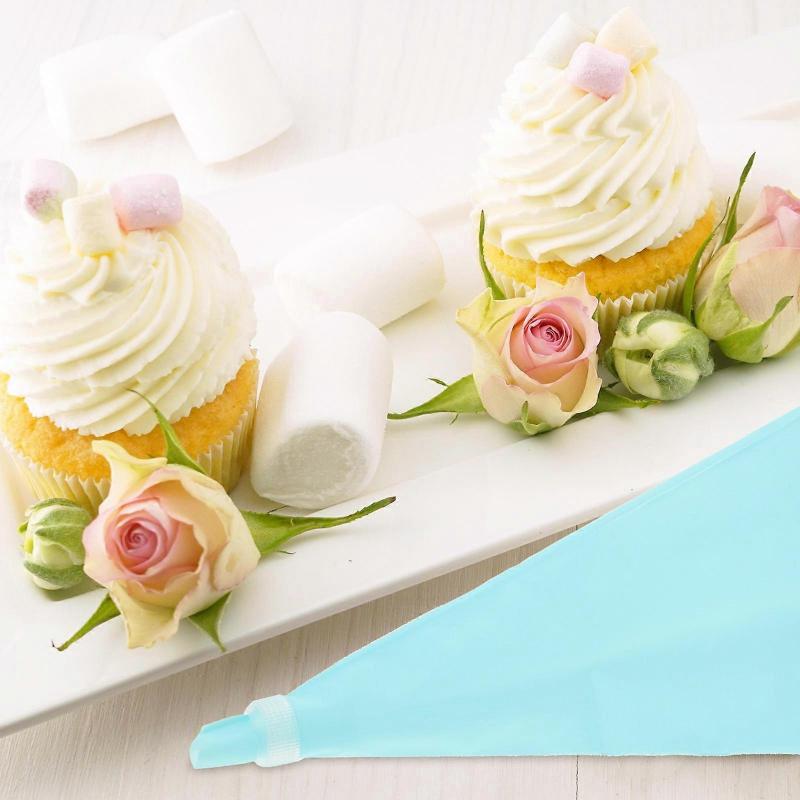 Cake Decoration Tool Biscuit Maker for Home 1Set Cream Press Kit Sky-Blue