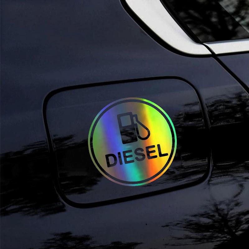 Bilklistermärke Bränsletankskydd Klistermärke Bensin Dekal Personlig Kreativ Rolig Kul Bränslelucka Laser Dekorativ Klistermärke
