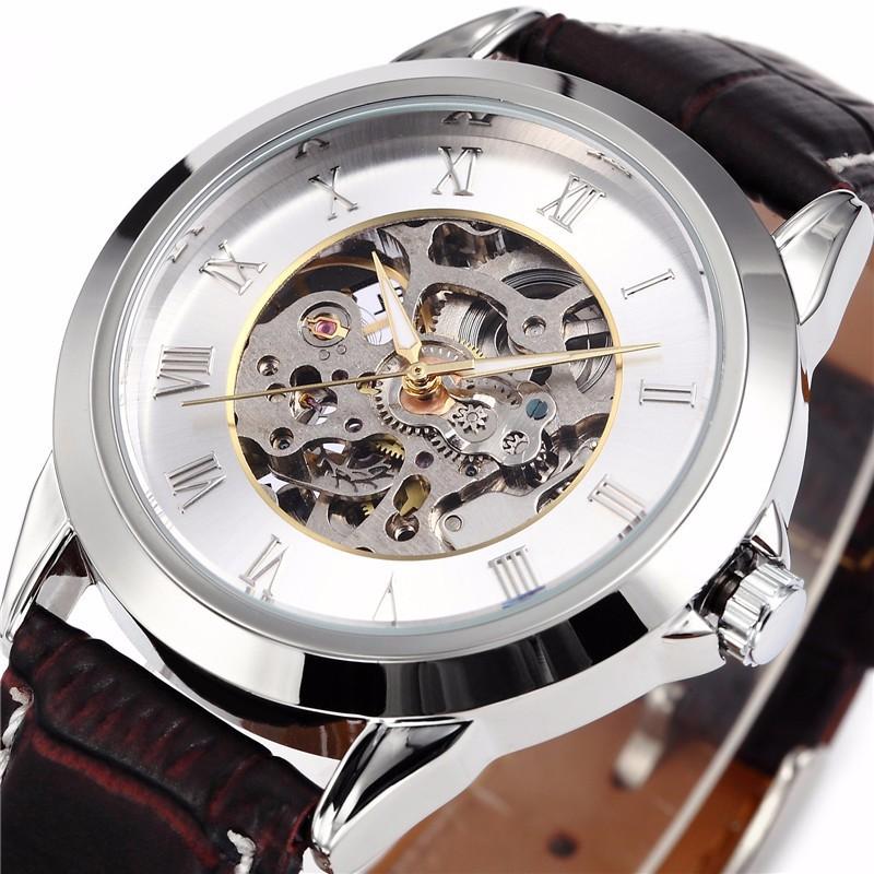 Hot-selling SHENHUA Shenhua Mechanical Watch Men's Fashion Hollow Retro Watch, Fully Automatic Machinery