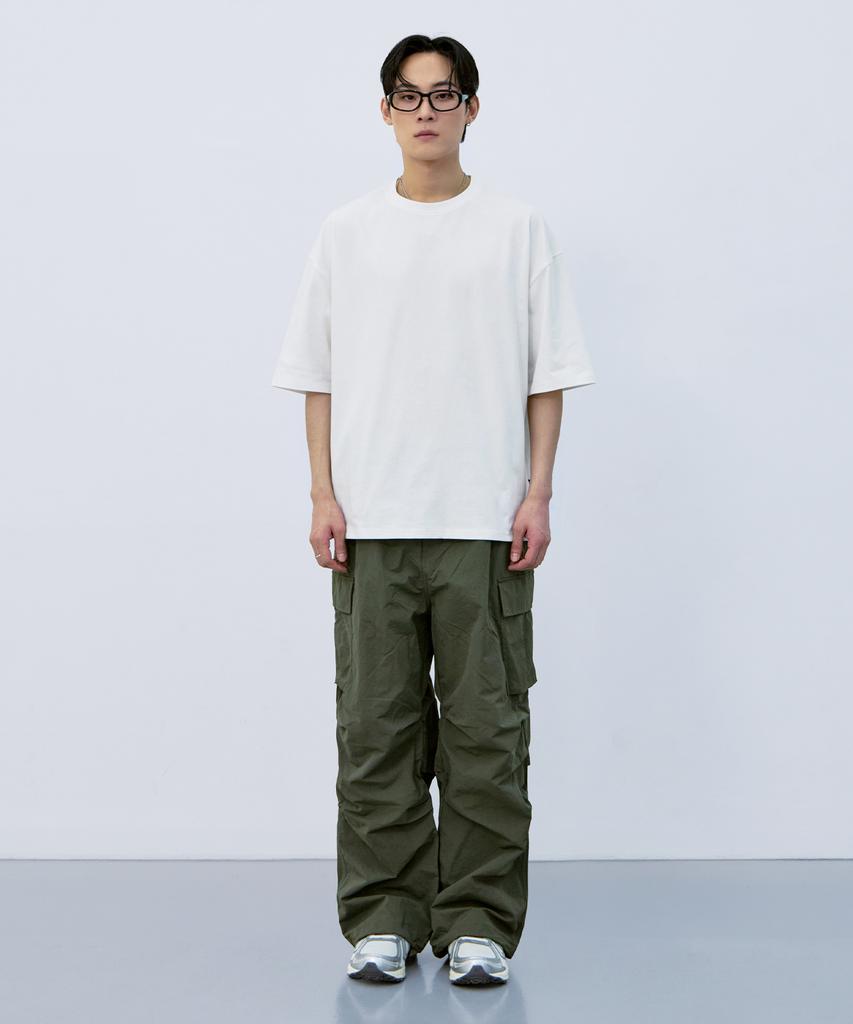 Atejeu Essential Heavyweight Oversized Short Sleeve T-Shirt [White]