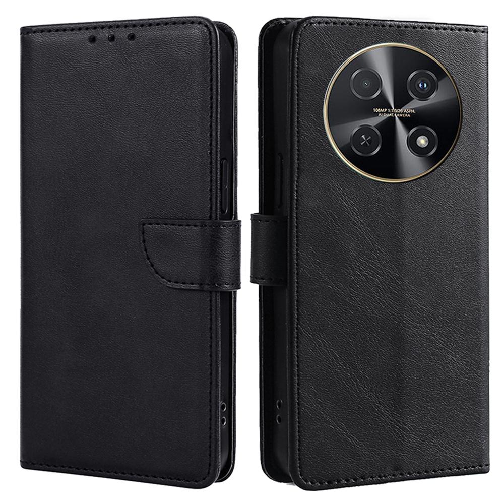 For Huawei nova 12i 4G Case Calf Texture Magnetic Clasp Stand Mobile Phone Cover