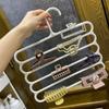 Organizador de 5 capas para guardar garras de pelo, gran capacidad, soporte para diadema engrosado, colgador de horquillas para colgar en la pared, espacio para mujeres