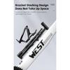 WEST BIKING משאבת אופניים מיני ניידת ידנית מנפח אוויר לצמיגים אופני כביש משאבת אוויר שסתום AV FV משאבת לחץ גבוה אביזרי אופניים