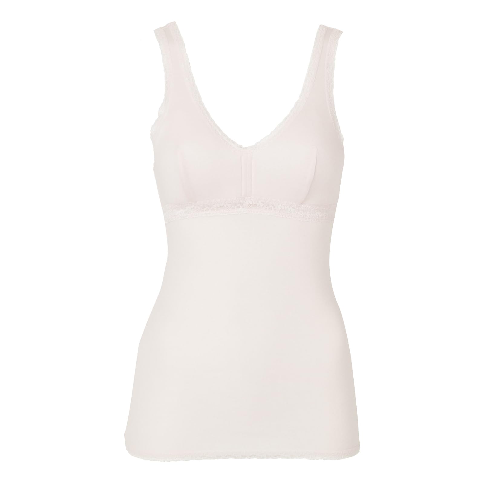 

Atsugi 47401RS Cotton Tank Top with Made in Sweet Pink Women s 100% Cups, Japan, Wireless,