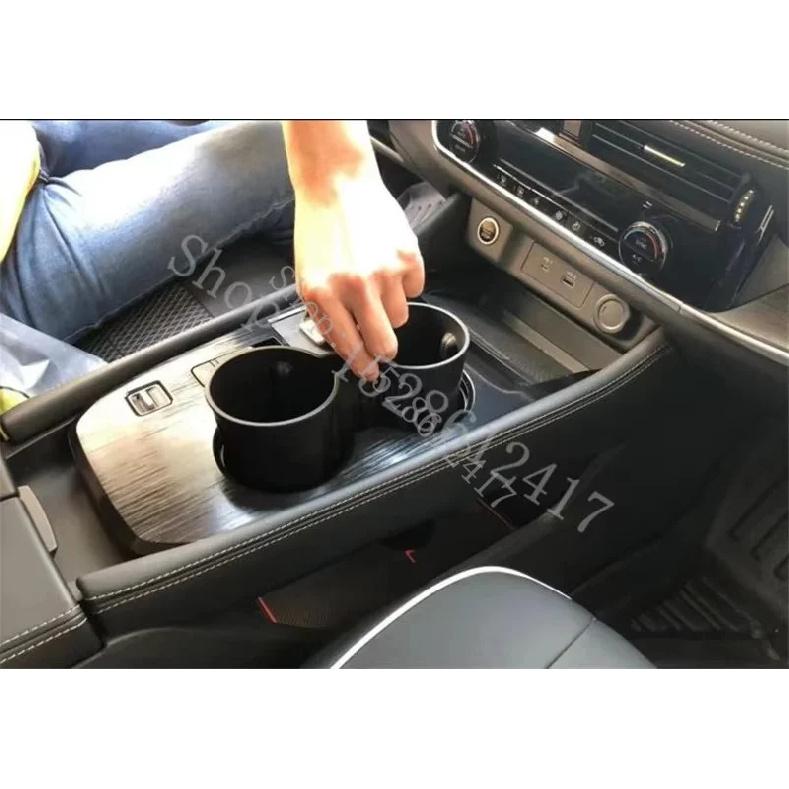 Central control water cup holder modified gear water cup slot frame limiter storage box For Nissan X-trail T33 1.5T ~2024
