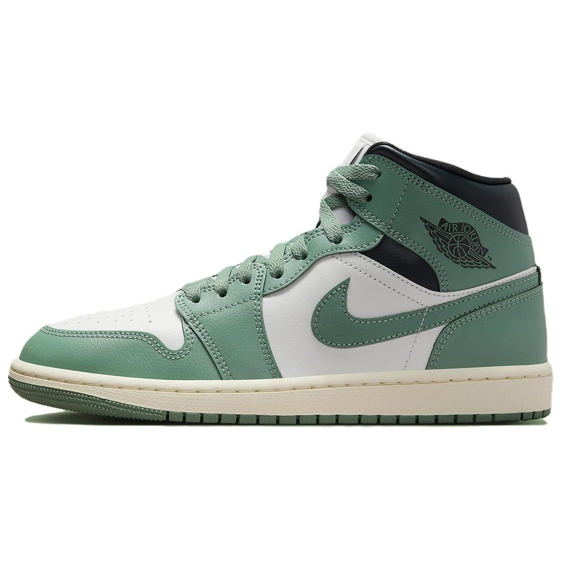 (WMNS) Air Jordan 1 Mid  Jade Smoke  Women s BQ6472-130 EU 36.5