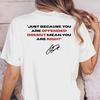 Freedom Charlie Kirk White T Shirt Protest T-Shirt Activist Shirt