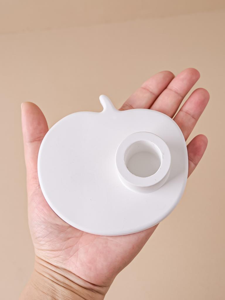DIY Lemon Apple Candle Holder Silicone Mold Fruit Candlestick Concrete Plaster Molds Jewelry Display Tray Resin Mold Home Decor