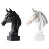 Horse Head Statue, 3D Horse Sculpture, Crafts, Artwork, Resin Figurines, Ornament for Desk, Shelf, Bedroom, Cabinet, Collectible