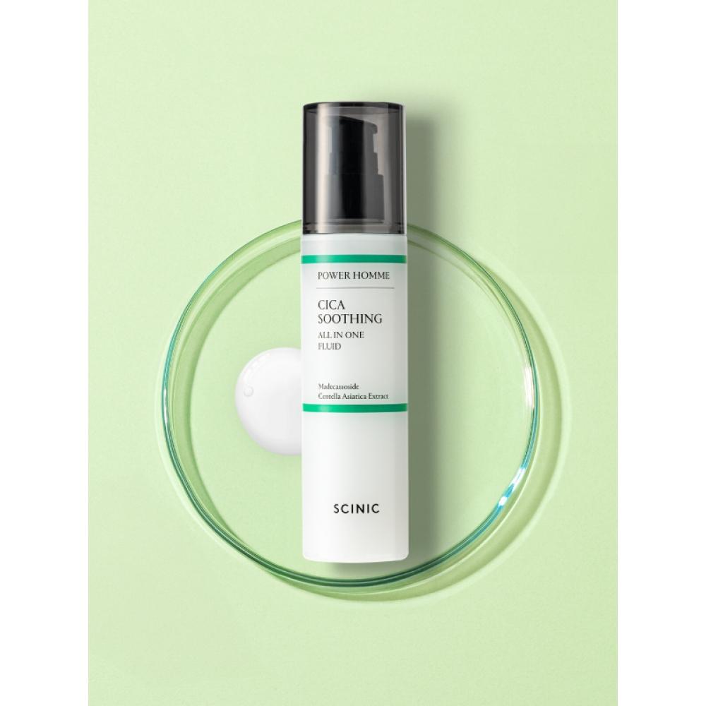 Daiso ScInic Power Homme Cica SoothIng All In One Fluid 150 Ml