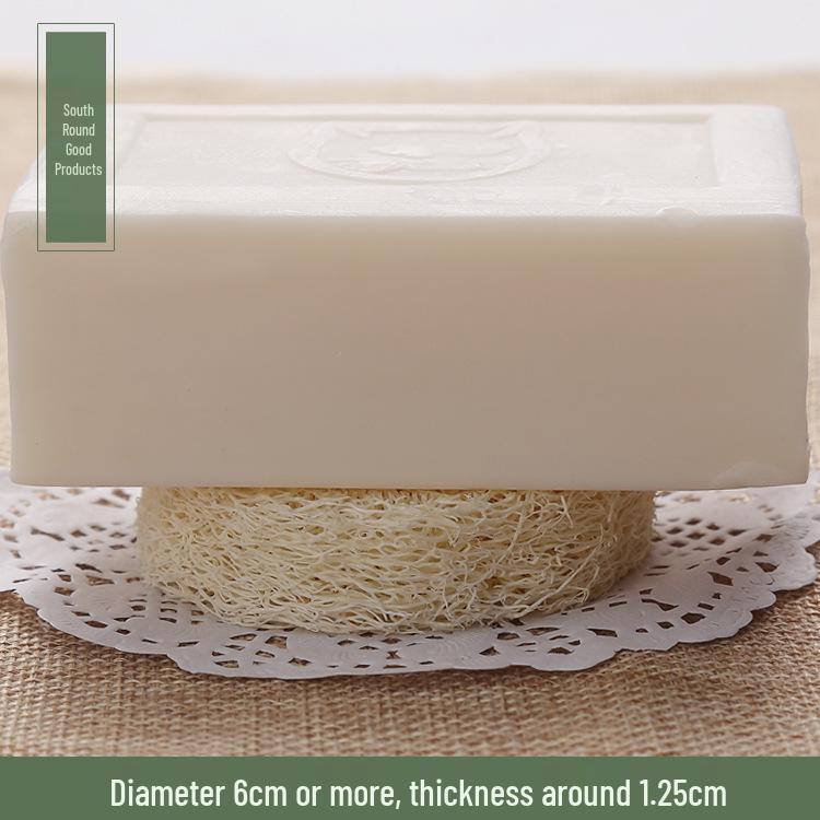 Non-Rot Luffa Pulp Soap Base with Strong Dehydration Effect - 6cm Diameter+