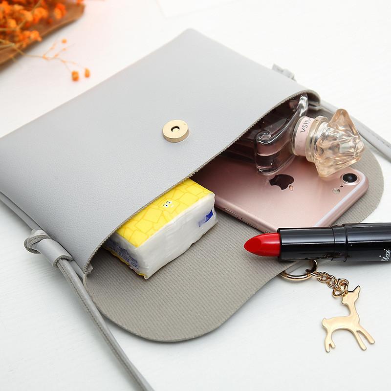 Chic Women's Shoulder Bag Pu Leather Solid Messenger Crossbody Handbags Purse Fashion