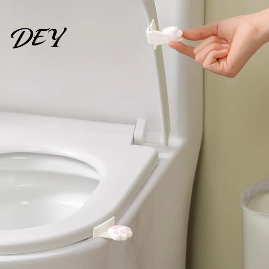 Washable Toilet Seat Lifter 2PCS Lid Lifters, Non Contact Opener, Durable Home Improvement Parts ABS Opening Tool, for Bathroom Sanitary Hygienic Tool