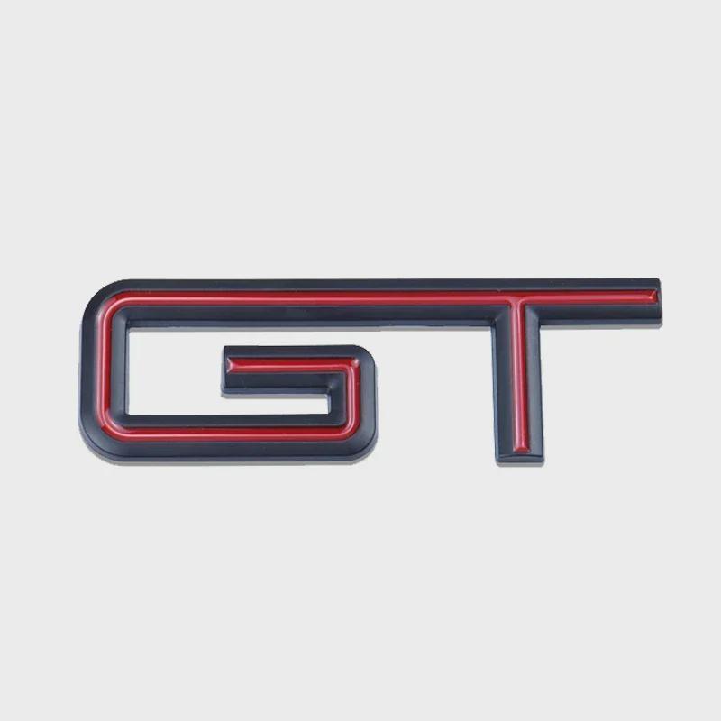 Metal Car Side Emblem Sticker Tail Trunk Badge Decal for GT GT350 GT500 S-helby Fiesta Focus Mondeo Kuga Ranger M-ustang