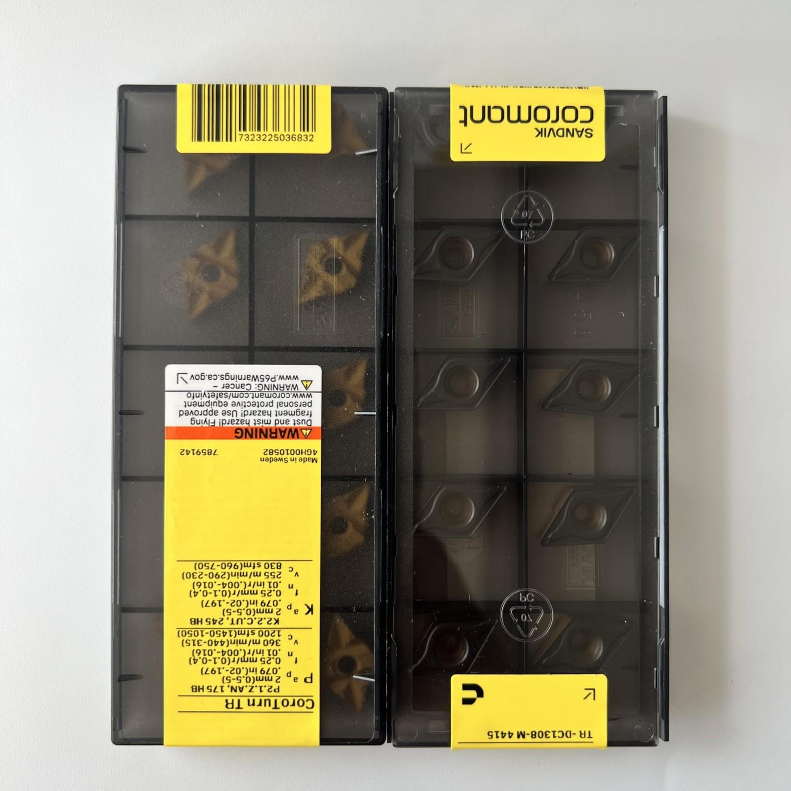 

SANDVIK / TR-DC1308-M 4415 / Original Swedish hard alloy blade 10 Pcs