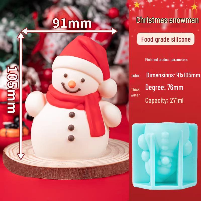 Silicone Christmas Sleigh Mold: Food-Grade Chocolate Shells for Fun Festive Cake and Mousse Decorations