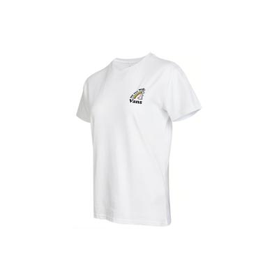Graphic Logo Breathable Training Sports Casual Short Sleeve T-Shirt Women Tops White VN0A7YH6WHT