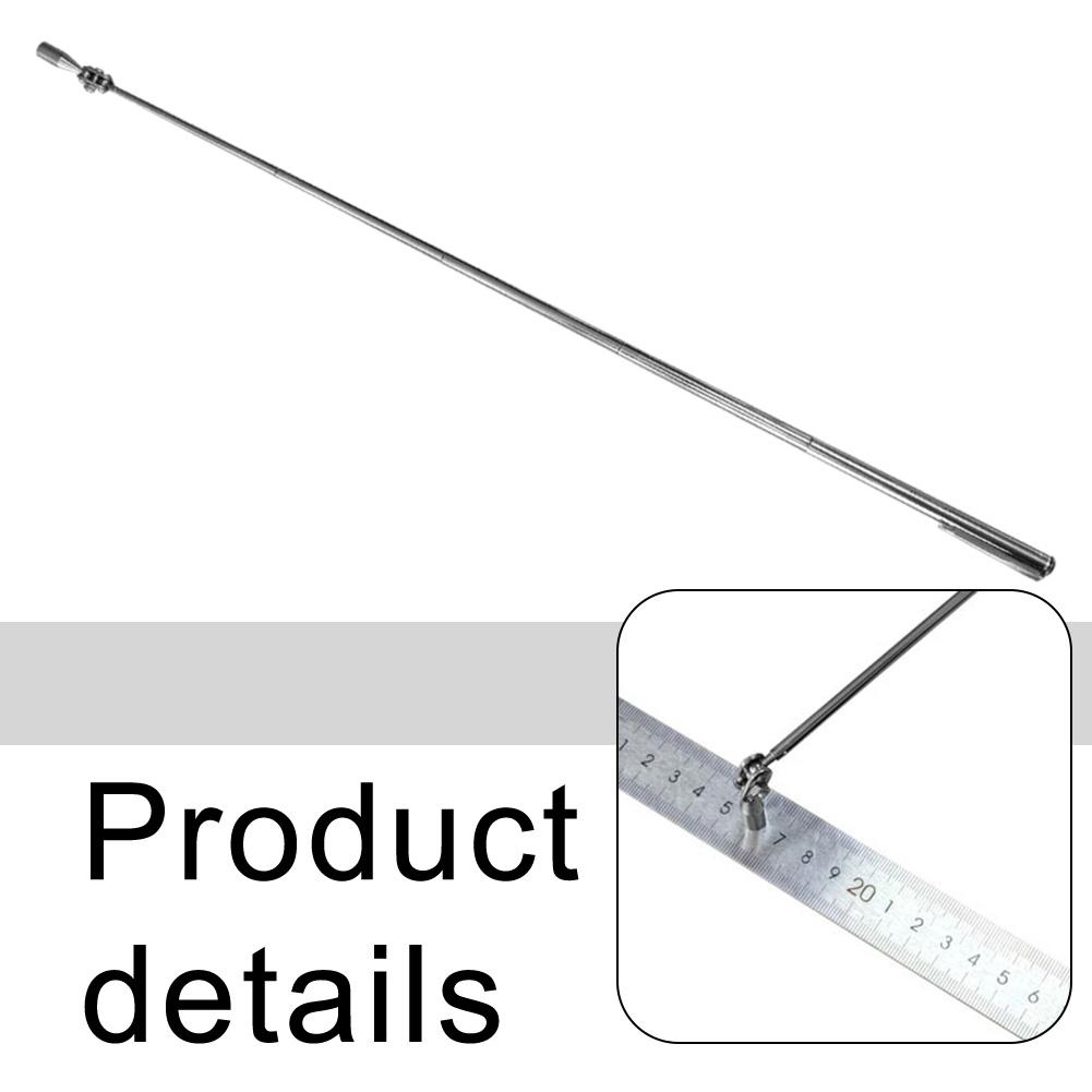 Versatile Pickup Tool Magnetic Pickup Tool DIY Projects Silver Magnetic Pickup Tool For Mechanics Lightweight Design