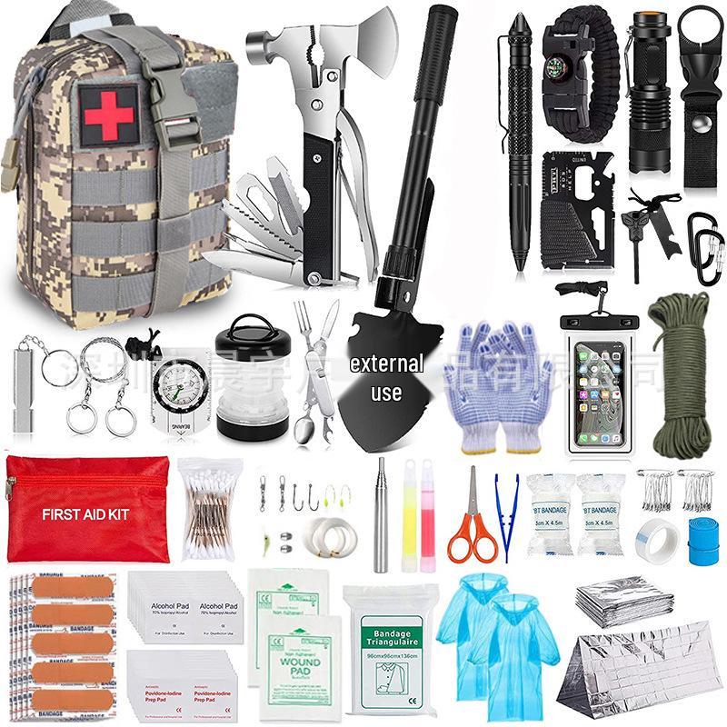 

Outdoor Adventure Survival Kit: Multifunctional Camping Tools and Emergency Equipment Set