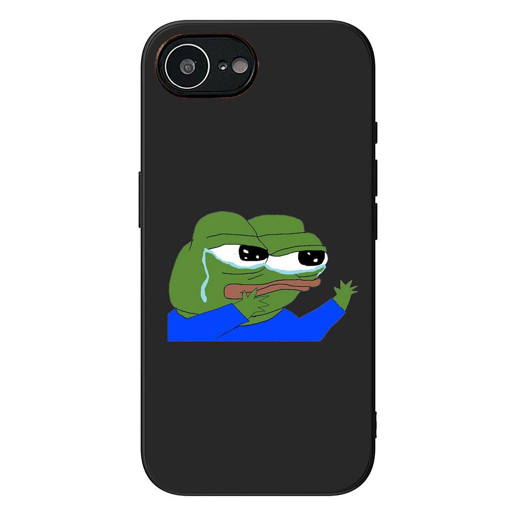 Funny Sad Frog Pepe Casing Phone Cover for Samsung Galaxy A05 A06 A14 A50 A51 A52 A12 A13 A23 A70 A07 A25 A26 M53 A56 Soft Case