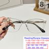 New Transparent Cat Eye Myopia Glasses Women TR90 Fashion Square Reading Eyeglasses Prescription Glasses