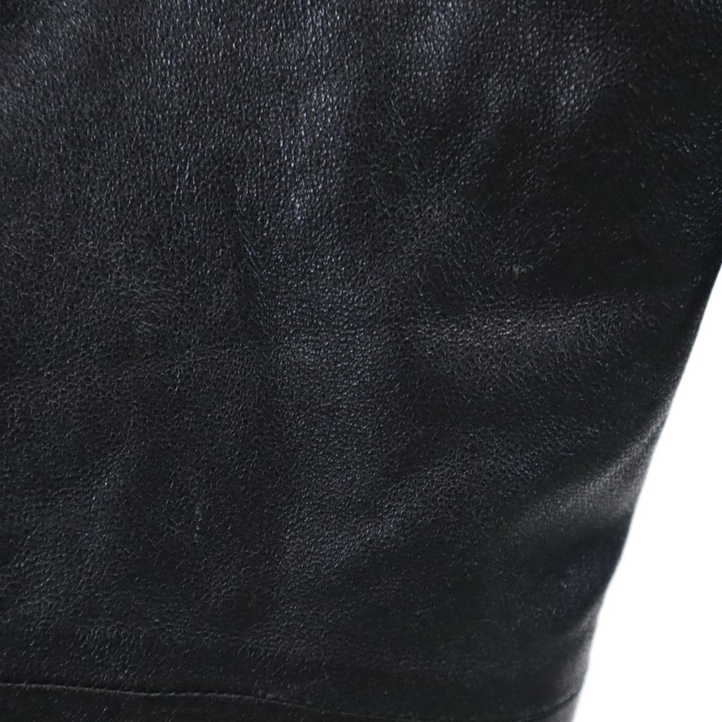 BEBE SPORT 80s 90s Made In USA Old Genuine Leather Leather Pants W30 Women Used