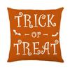 Halloween Decor Pillow Case 45X45 Pillow Cover Funny Pumpkin Ghosts Black Cat Print Cushion Cover Home Decorations Holiday Gifts