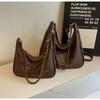 IELGY Texture Retro Large Capacity Tote Bag Fashion Chain Shoulder Fashion Commuter Messenger Bag