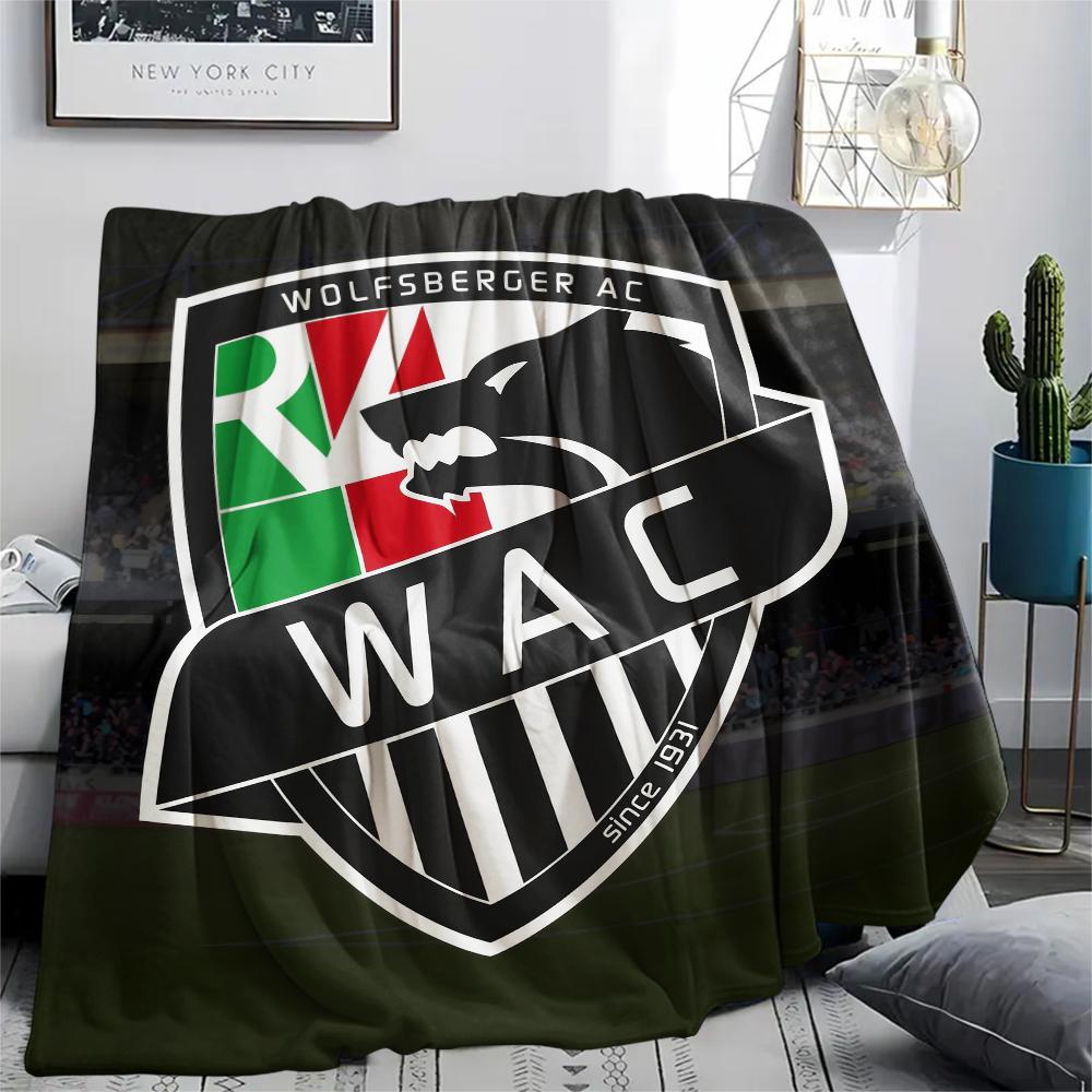 

Wolfsberger AC pattern Flannel Blanket, High quality Comfortable for All Seasons, Home Decor, Warmth and Comfort, Perfect for Gifts. 80cm x 120cm