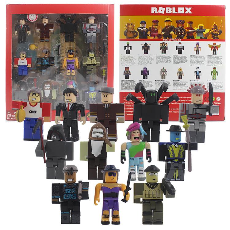 Roblox Action Figures 12 Pcs 2.5 To 3 Inch Collectible Virtual Game Character Toys With Accessories Box Set For Kids Collectors