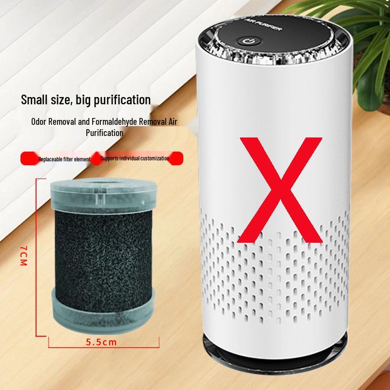 Compact Pet Air Purifier: Formaldehyde and Smoke Odor Eliminator with Negative Ion Technology