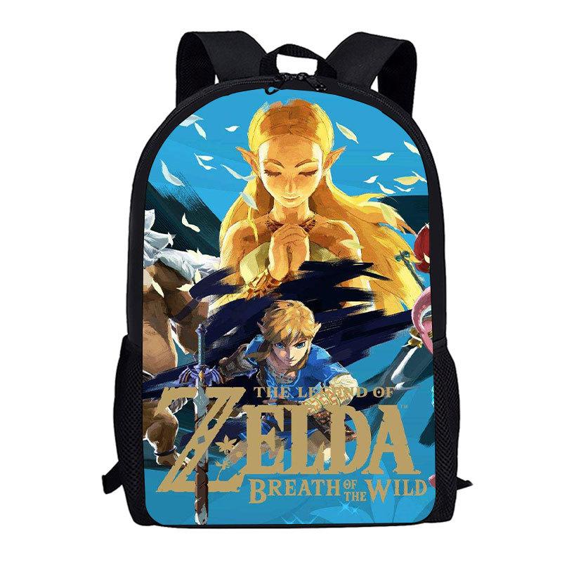 Legend Of Zelda Backpack Breath Of The Wild Game Student School Bag 3D Printed Backpack Cartoon