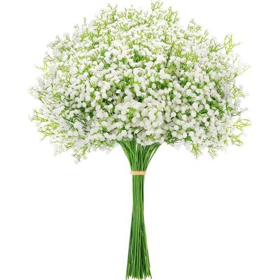 5/10Pcs Artificial Flowers Plastic Home Decor Bride Bouquet for Wedding Party Garden Decoration Baby's Breath DIY Fake Flowers