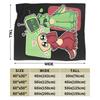 Dandys World Vee And Shelly Fleece Throw Blankets Catoon Blankets for Bedding Bedroom Lightweight Bed Rug